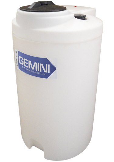 40 Gal Gemini Dual Containment® Tank - LPE SD 1.5 - Natural - Dome